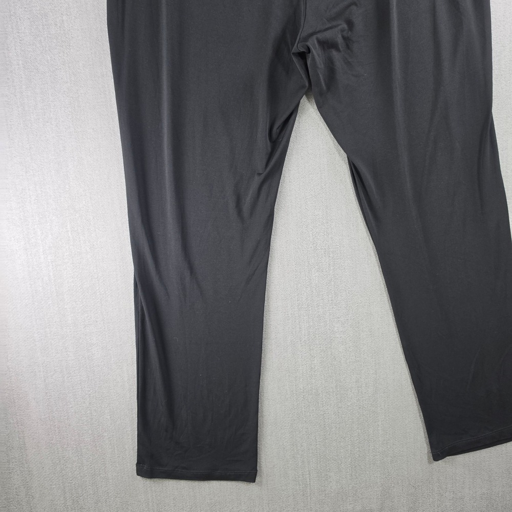 Slinky Brand Pants Womens 1X Black Elastic Waist Straight Leg Stretch 8143-D14 - Picture 16 of 16